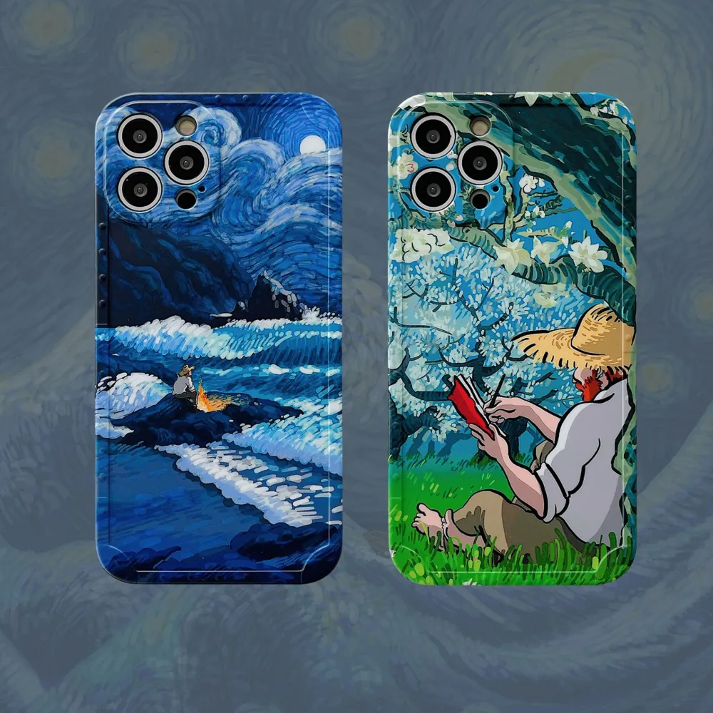 Van Gogh Oil Painting Soft Phone Case