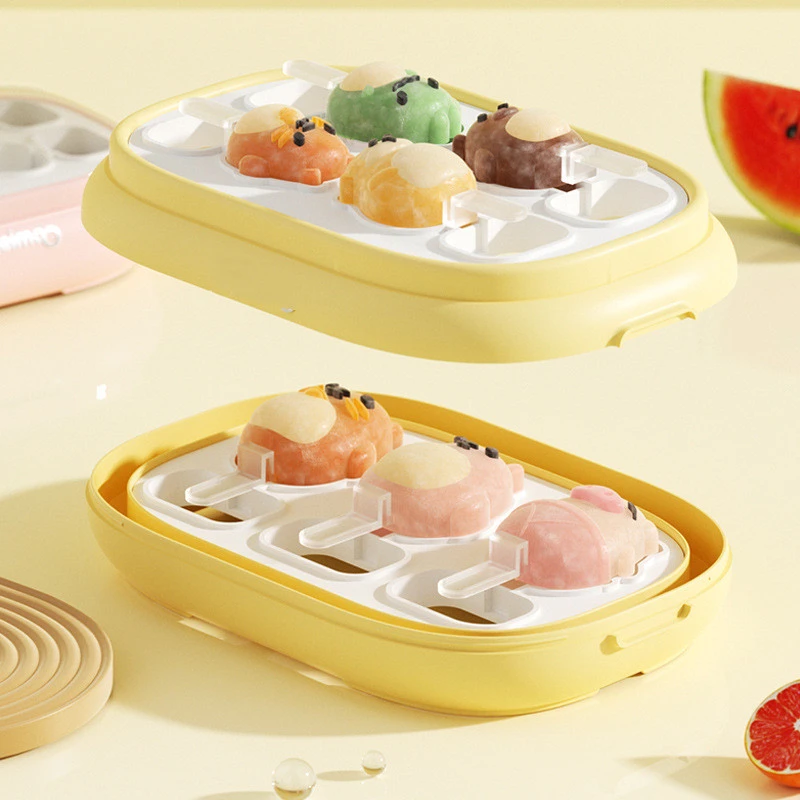 Cartoon Ice Cream Mold With Lid