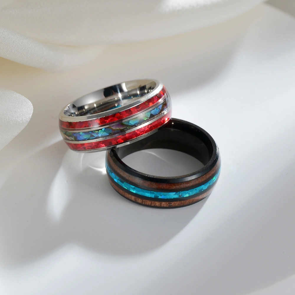 Men's And Women's Fashion Titanium Steel Ring