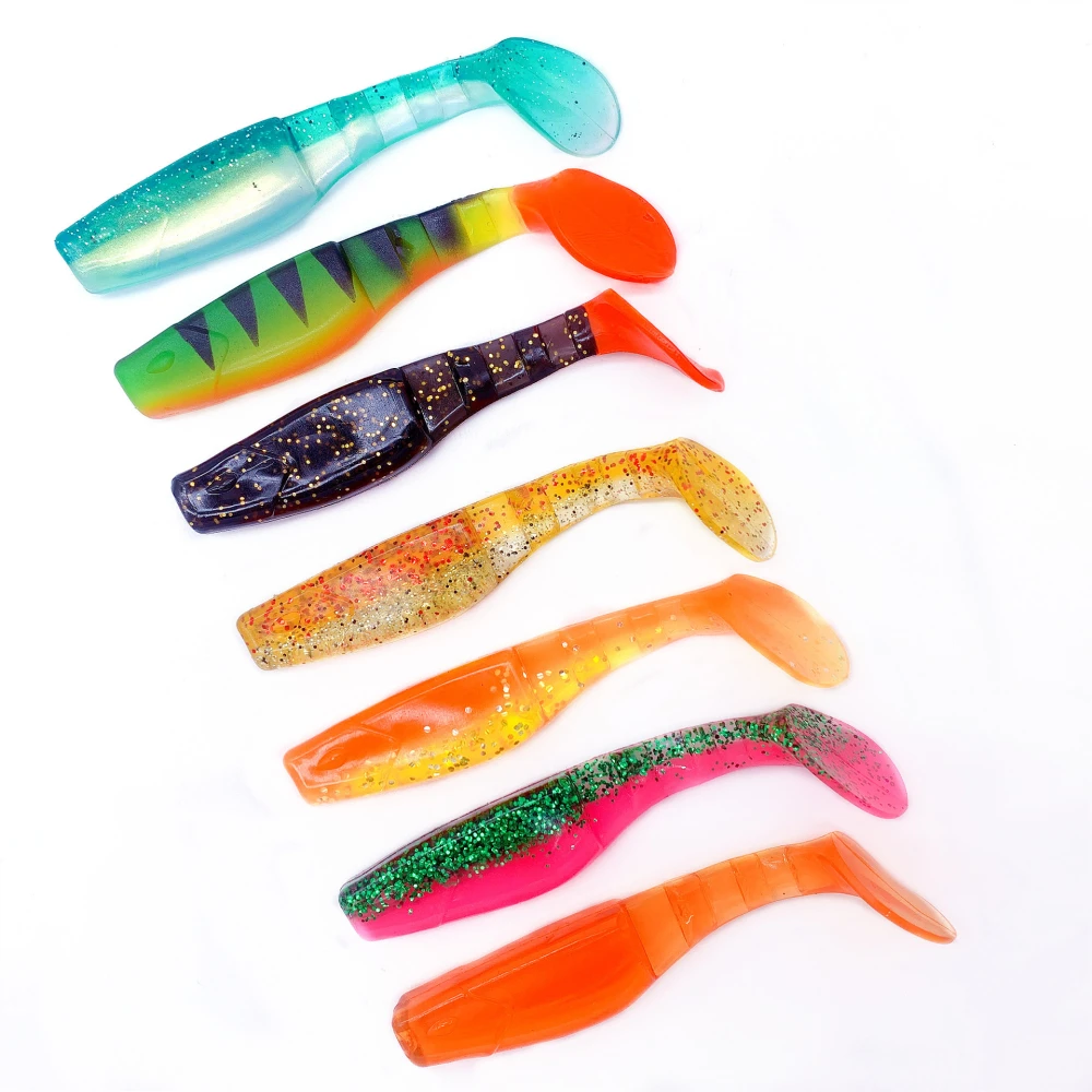 Two-color PVC Roadrunner Multi-section Lures