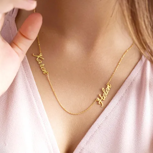 4 name necklace