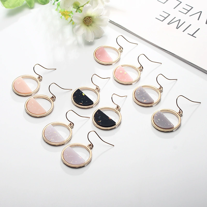 Simple And Personalized Temperament, Female Earrings, Circular Earrings, And Popular Accessories