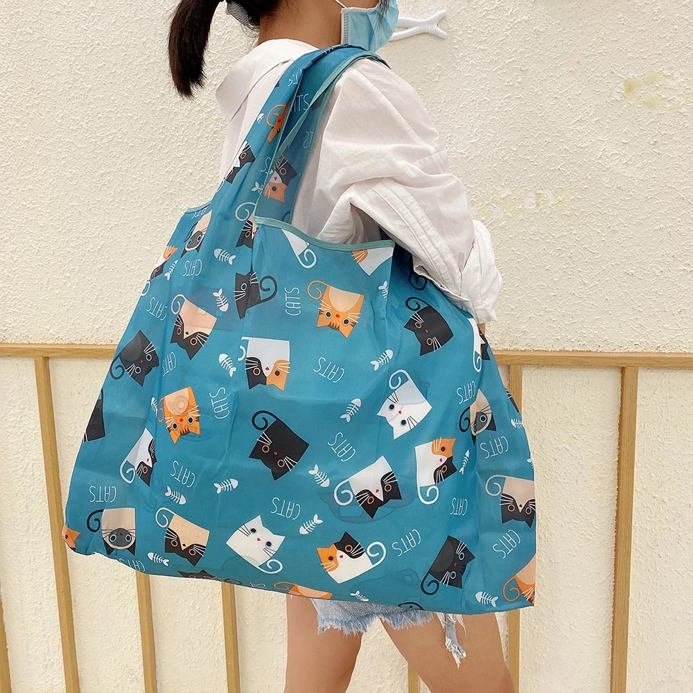 Fashion Large Cartoon Foldable Tote