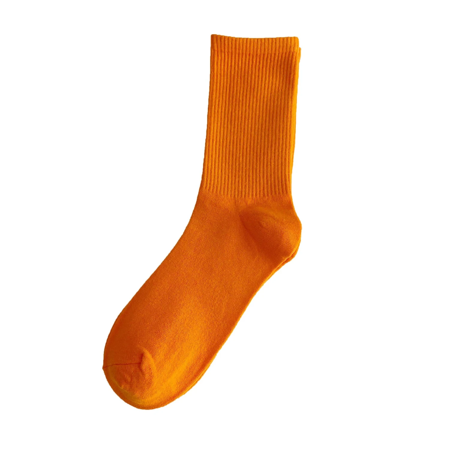 Candy Color Autumn And Winter Cotton Rose Solid Color Stockings