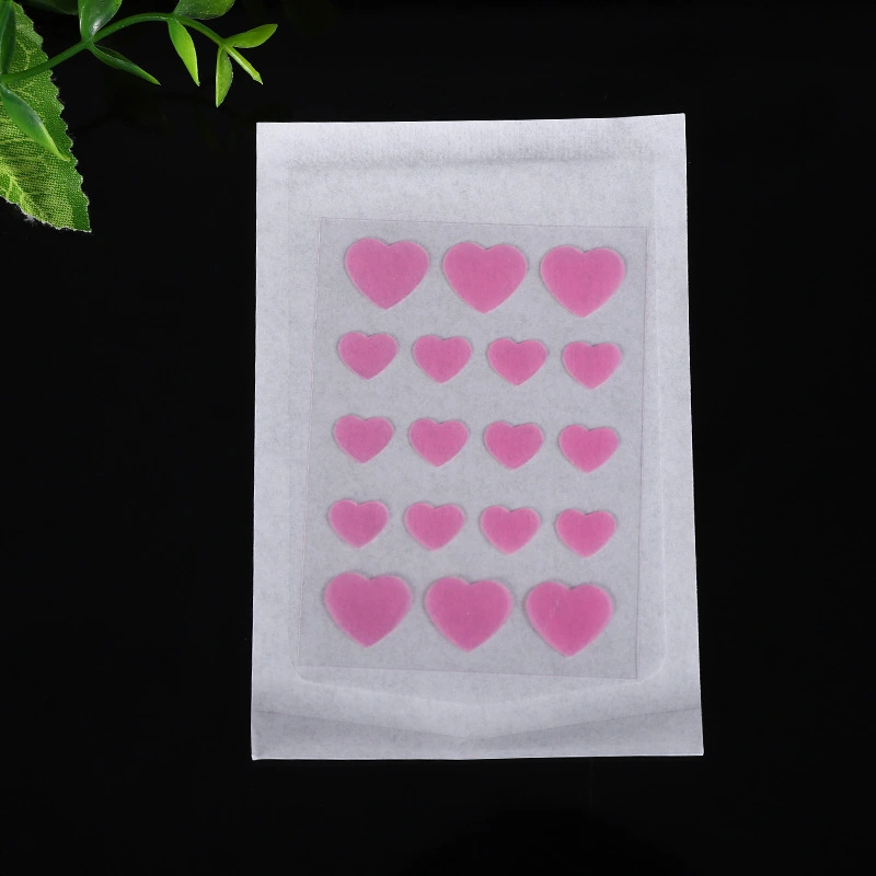 Pink Love Acne Patch Colorful Irregular Water Gel