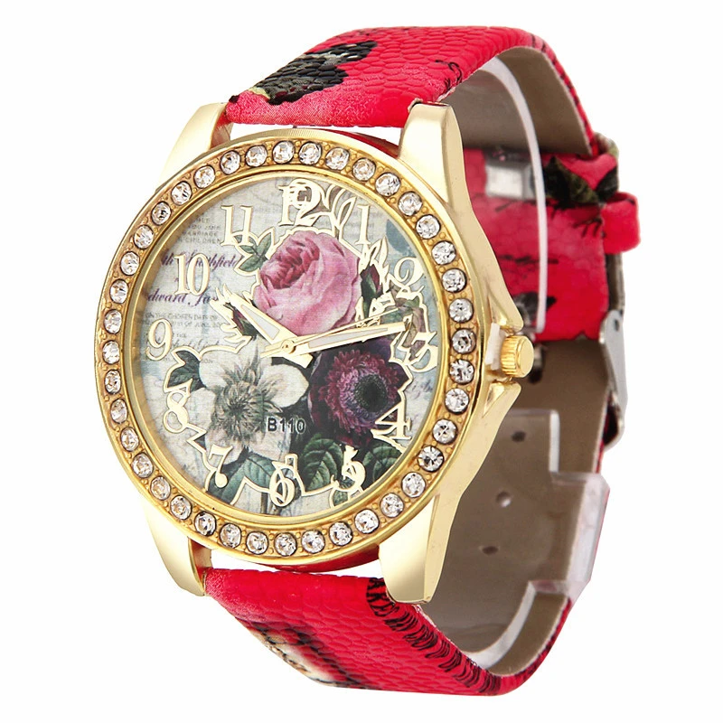 Women's Fashion Printed Quartz Watch