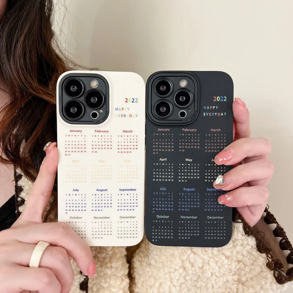 Creative Silicone Calendar All-inclusive Phone Case