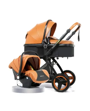 Baby Stroller, 3 In 1 With Car Seat
