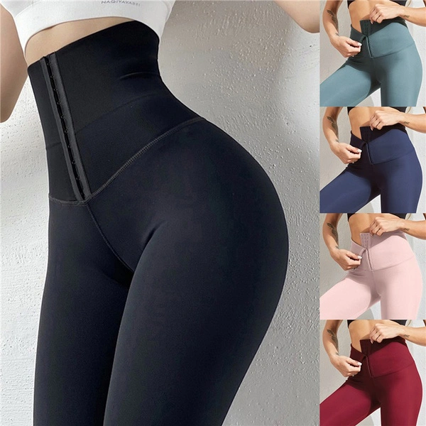 Spring and Autumn Yoga Pants Leggings Women's Corset Abdomen and Hips High-waist Elastic Fitness Pants Yoga-Hose Ghette Pantalones De Gimnasia