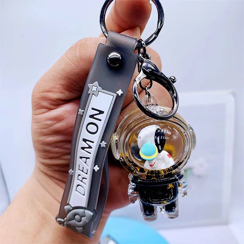 Fashion Transparent Astronaut Astronaut Keychain Charm