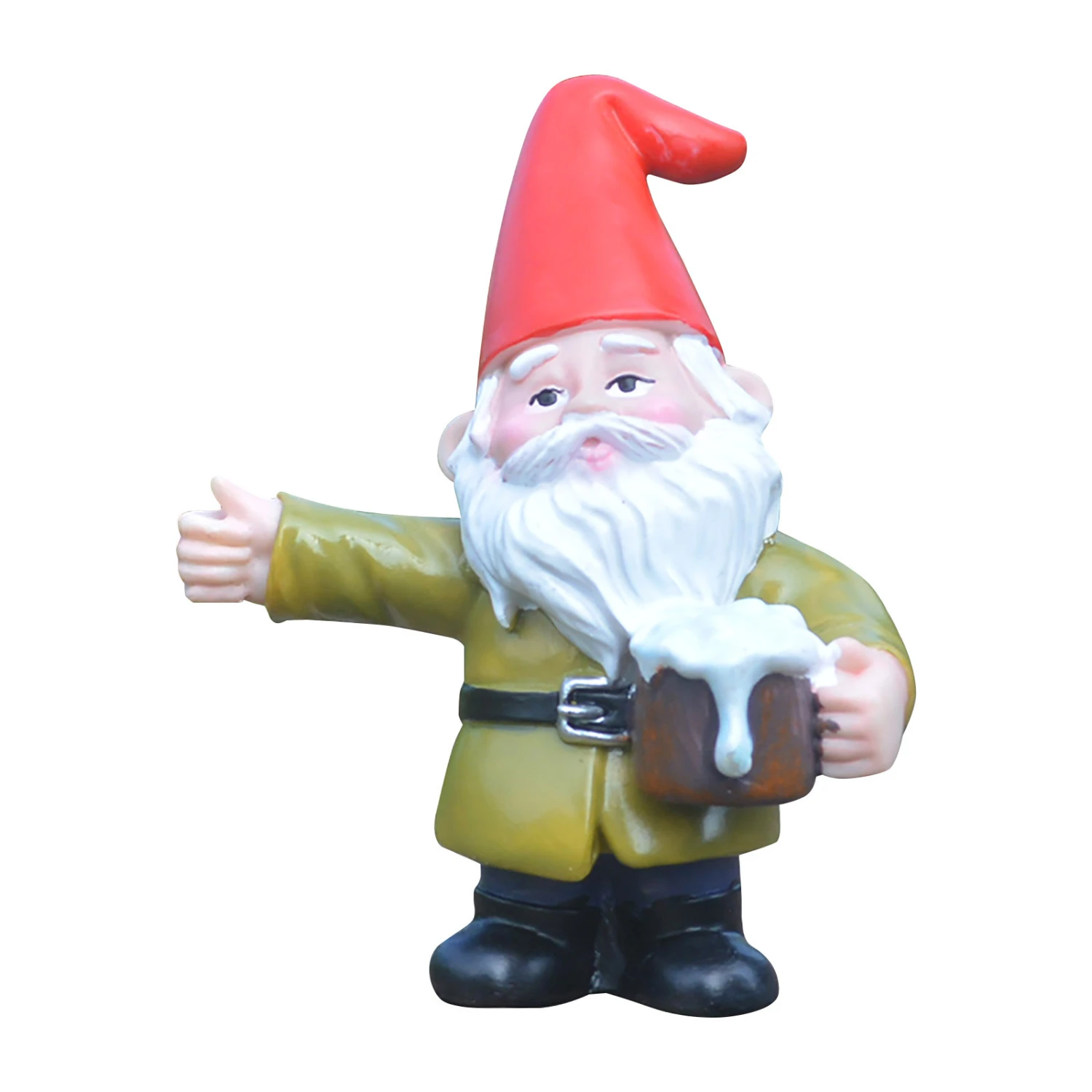 Resin Crafts Drinking Beer Old Man Ornaments