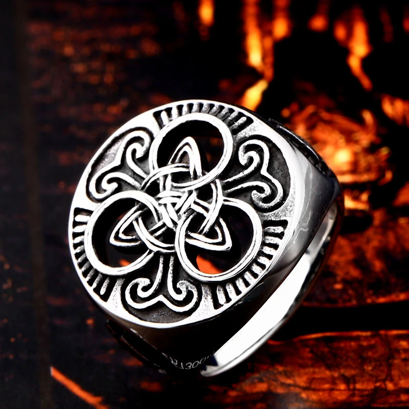 Fashion And Personalized Titanium Steel Men's Ring