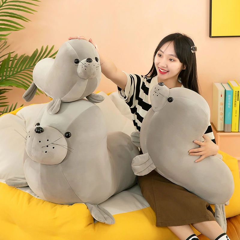 Simulation Sea Lion Pillow Plush Toy Cartoon