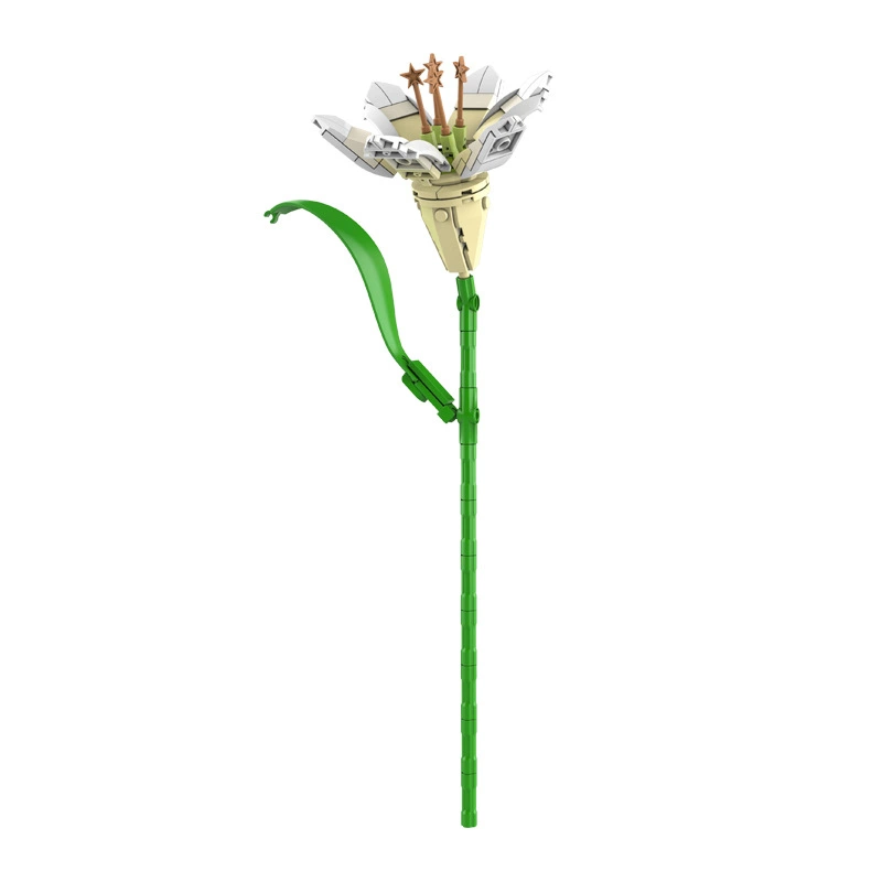 Building Blocks Bouquet Decoration Model DIY Assembly