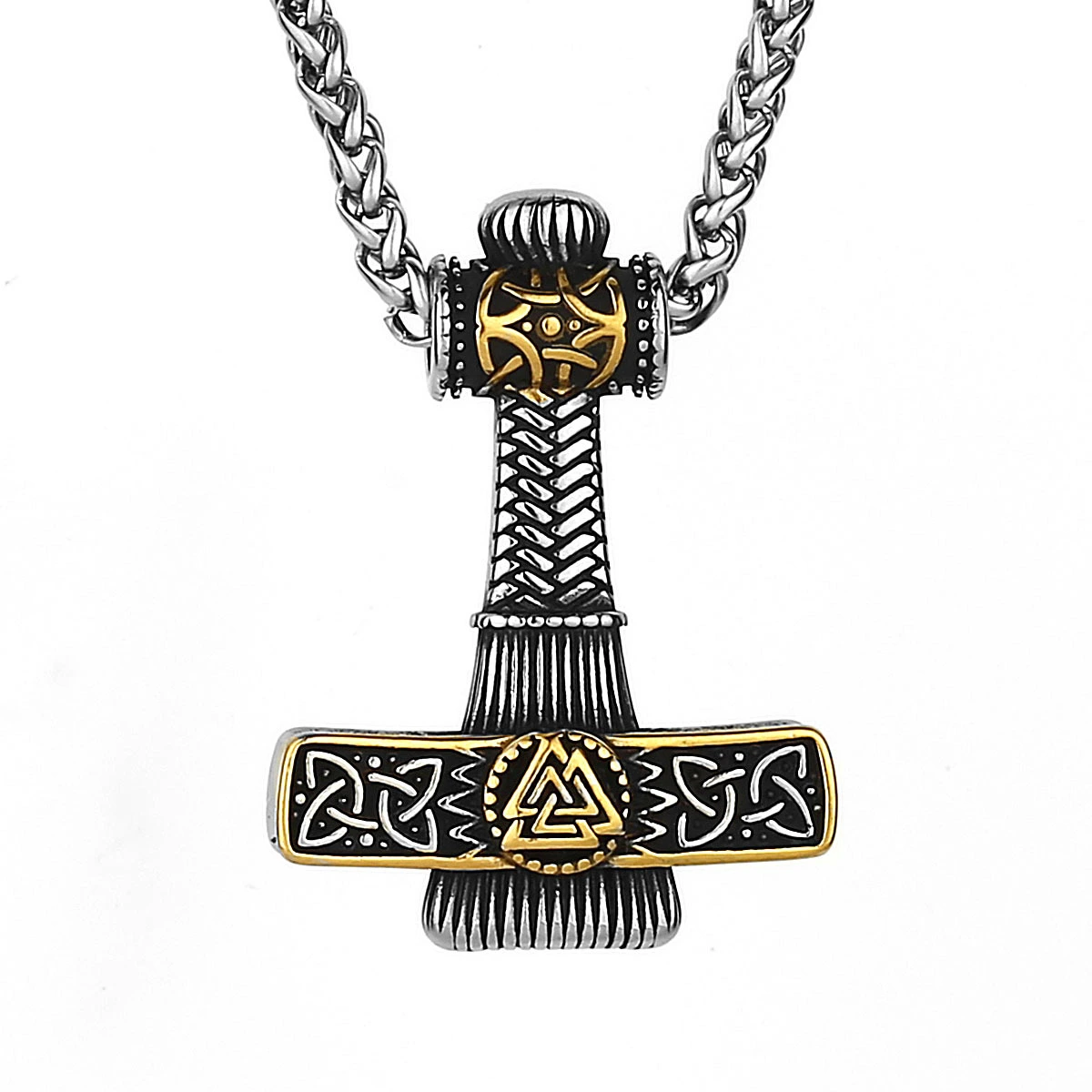 Rune Men's And Women's Stainless Steel Pendant Necklace