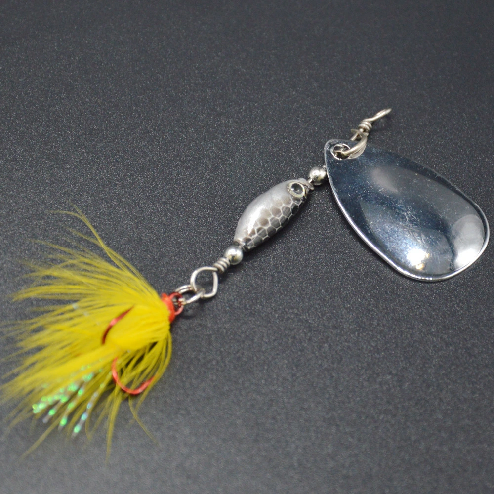 Spinning Compound Sequin Tied Hair Lures