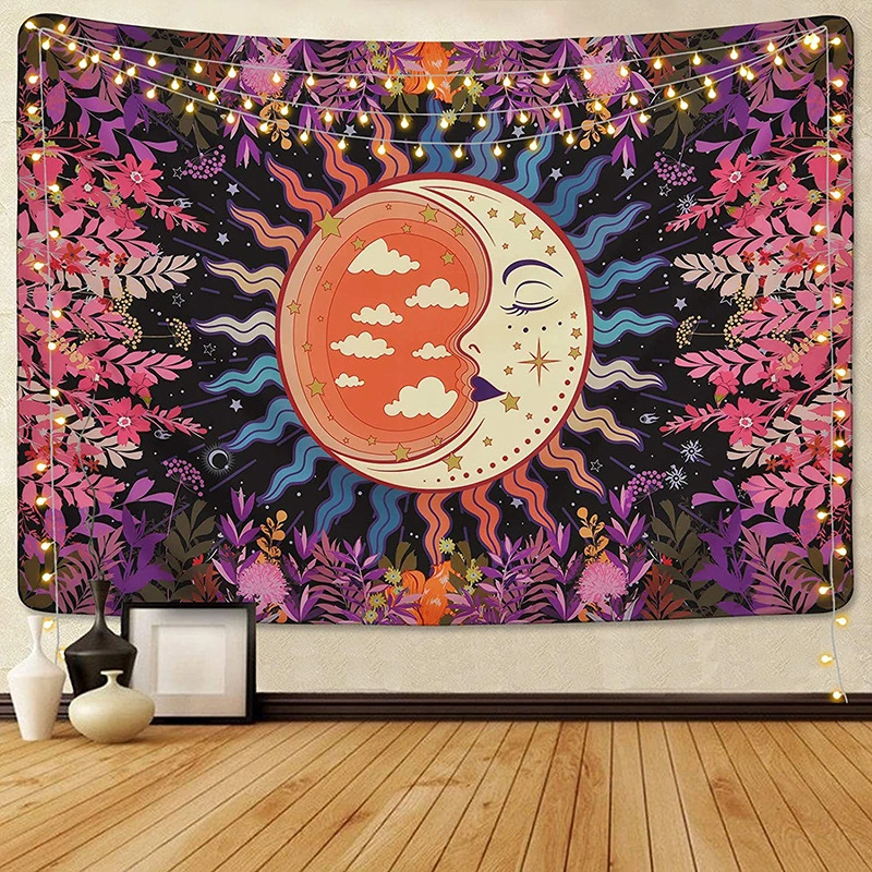 Tapestry mandala bedroom living room decoration background cloth tapestry ins wind hanging cloth tapestry
