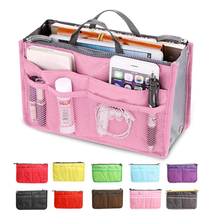 Multifunctional Fashion Cosmetic Bag Large Capacity Handbag Student Book Object Storage Bag