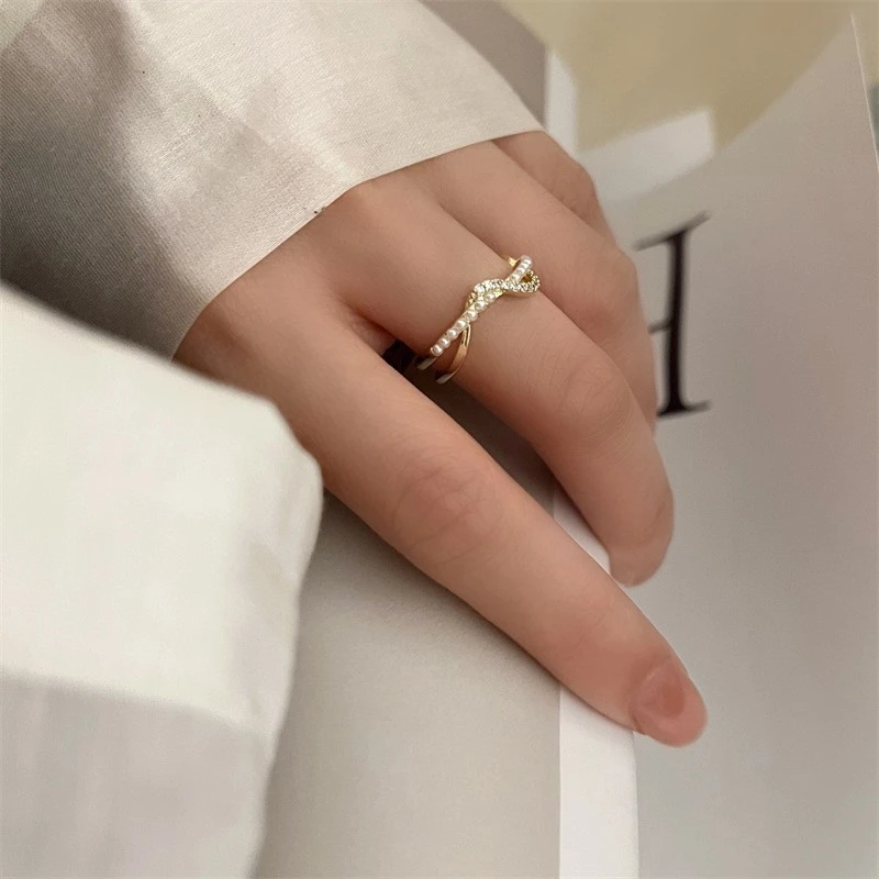 2023 New trendy Korean version with unique design sense, enamel checkerboard ring, women's French retro finger ring