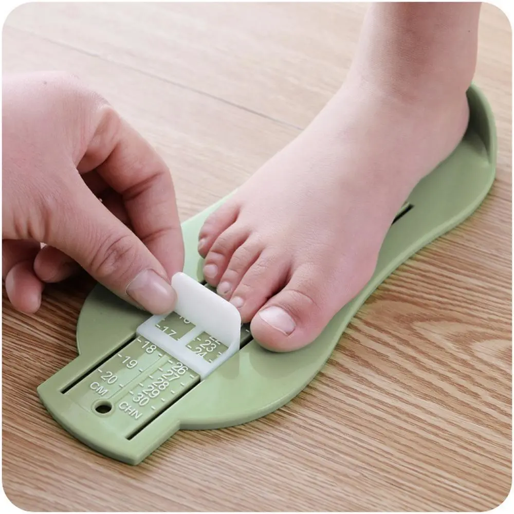 Baby Foot Ruler Kids Foot Length Measuring Gauge Device Child Shoe Calculator Toddler Infant Shoes Fittings Gauge Tool