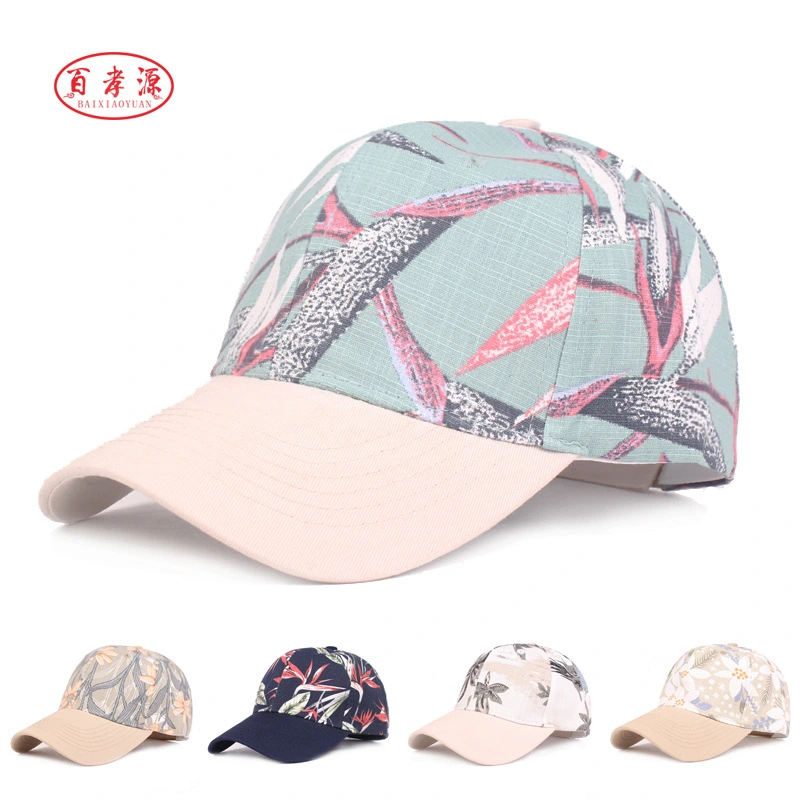 Baseball Cap Men's and Women's Hats Spring and Summer Sunshade Hats Floral Travel Hat Simple Mountaineering Cap Men's Hats