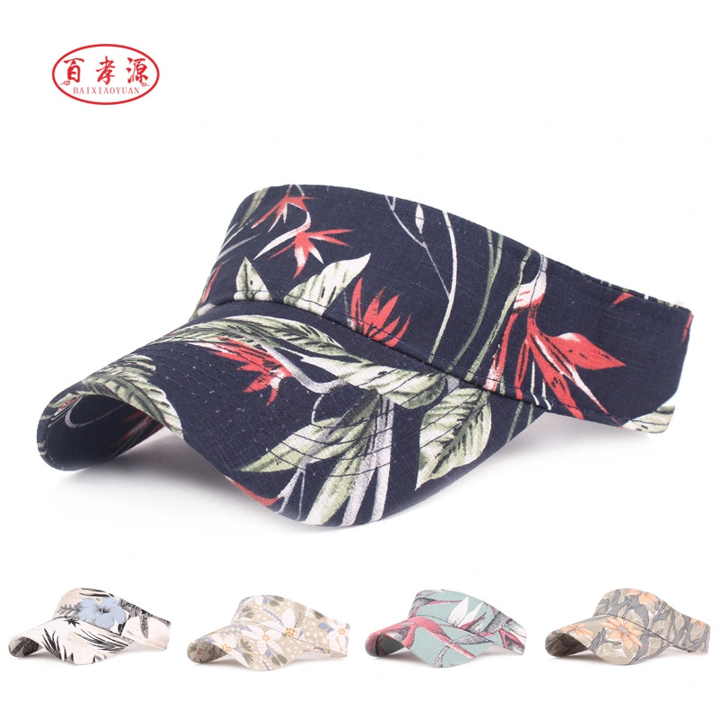 Empty Hat Lady Sun Visor Spring and Summer Travel Hat Group Purchase Hat Cotton Big Brim Hat Men and Women Hat