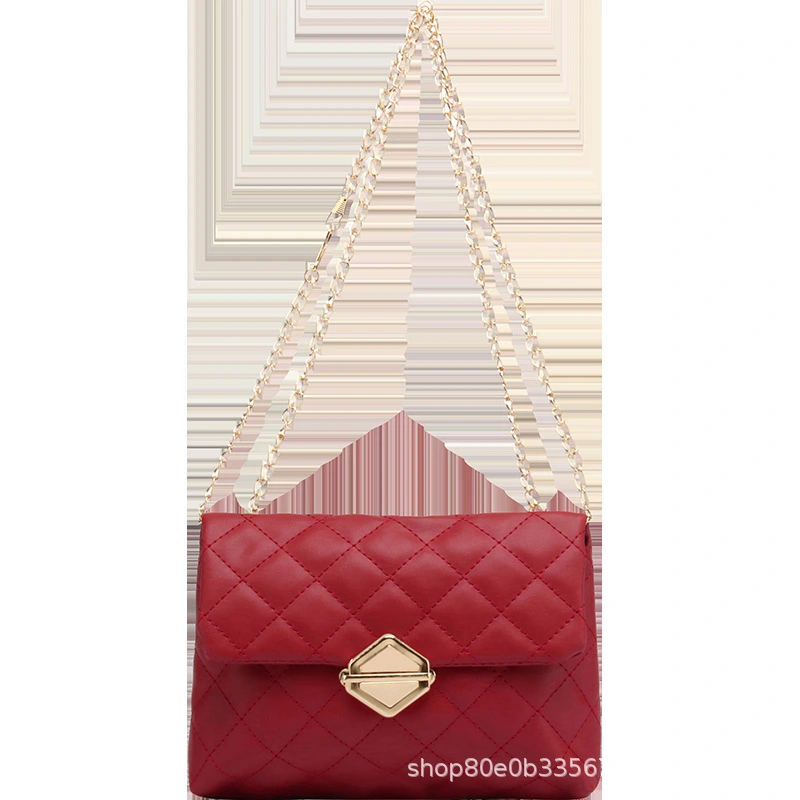 2023 New women's Ringer chain single shoulder crossbody bag