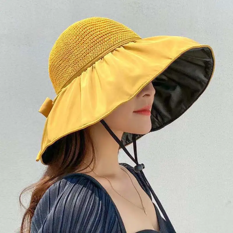 2023 NEW Outdoor cotton and linen sun hat, foldable