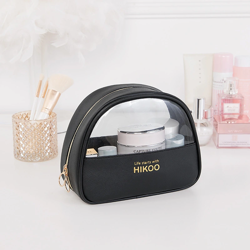 Cosmetic bag large capacity advanced new waterproof pu washing bag travel portable cosmetic storage bag