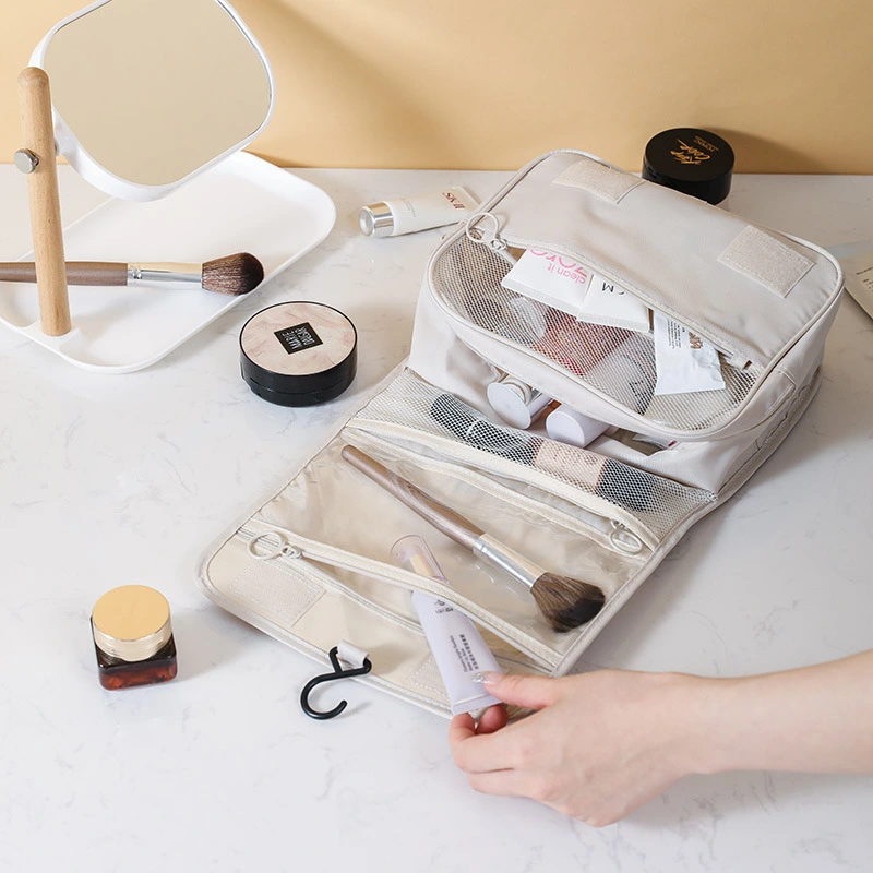 New Waterproof Oxford Cloth Multifunctional Portable Large Capacity Cosmetic Bag Storage Bag