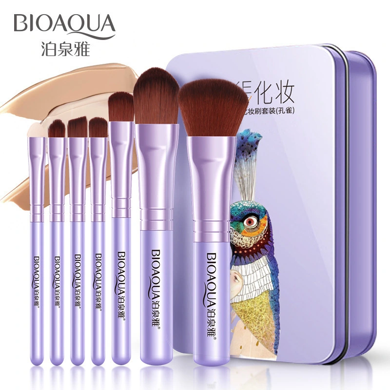 Fine makeup brush set Fine bristles apply delicate and easy makeup fiber makeup brush set of 7