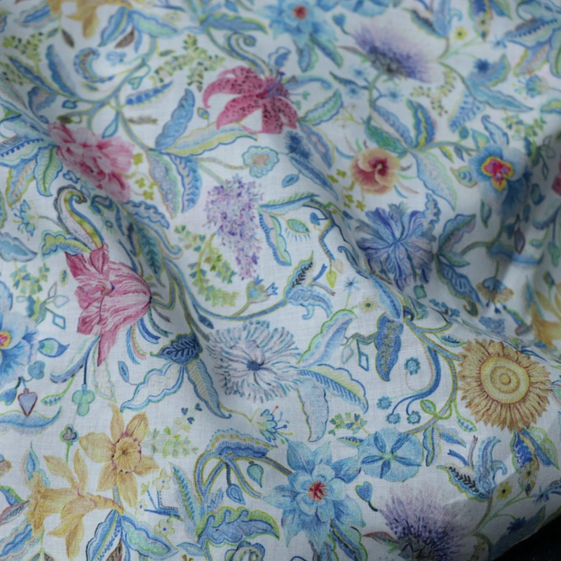 New Fleece Cotton Printed Fabric