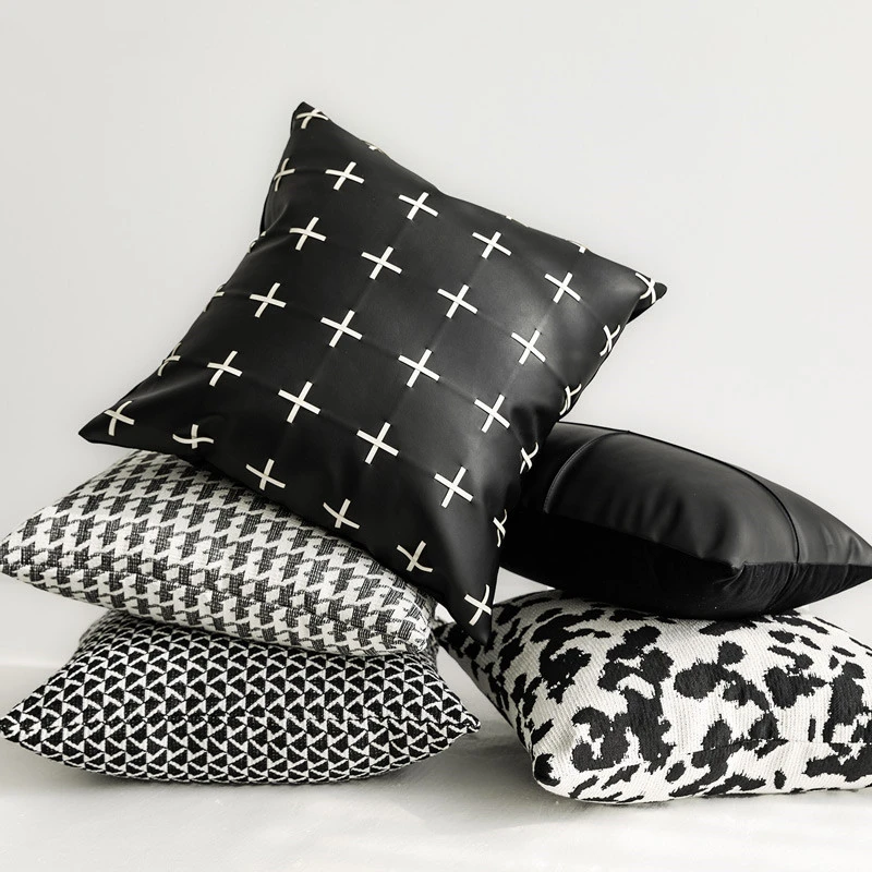 Home Fashion Simple Print Sofa Pillow