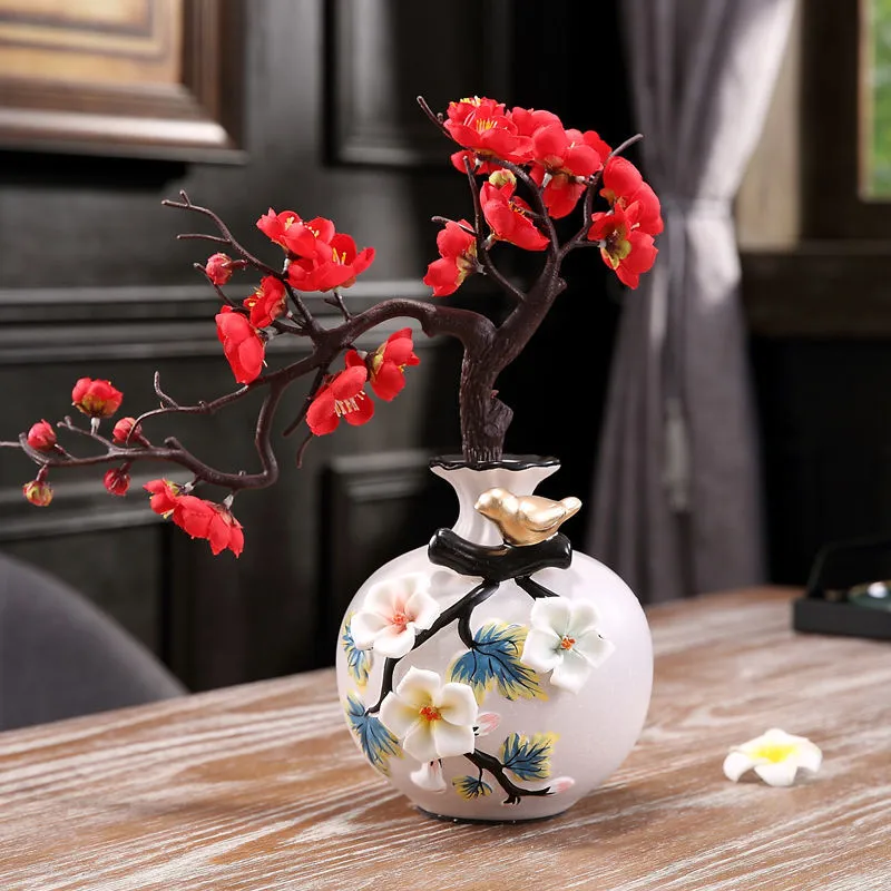 New Chinese Style Plum Blossom Simulation Flower Decoration