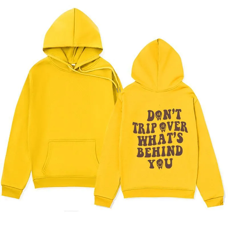 Letter Print Hoodie Autumn And Winter Fleece American Sweater
