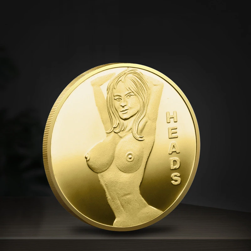 Lucky Lady Gold Plated Commemorative Coin