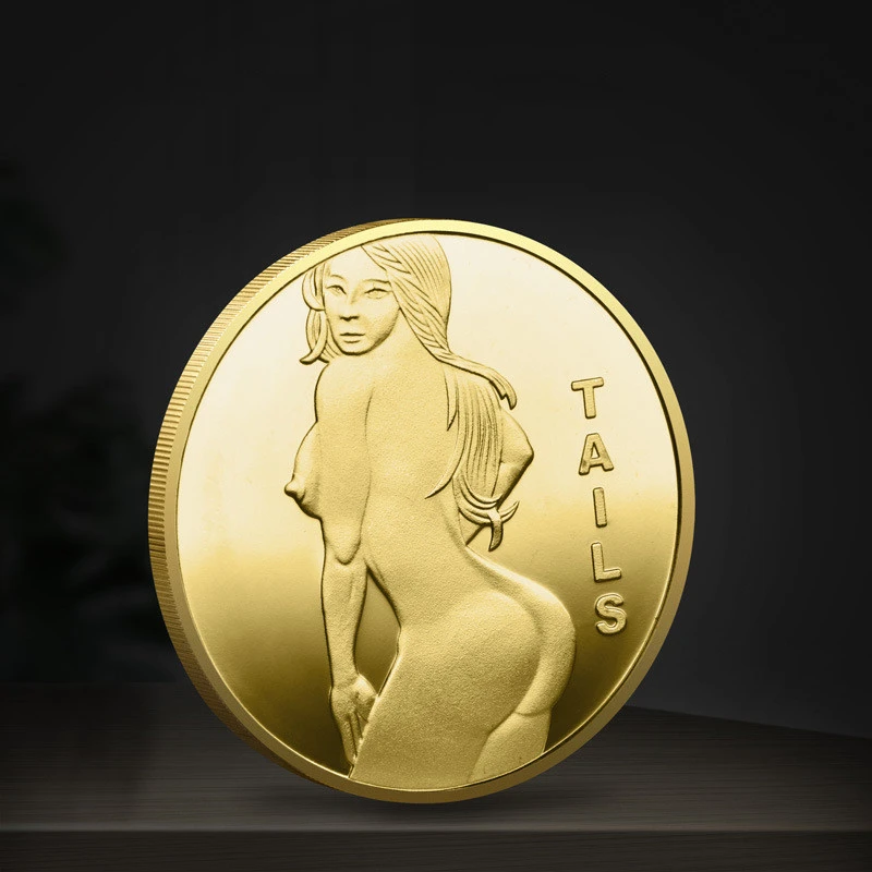 Lucky Lady Gold Plated Commemorative Coin