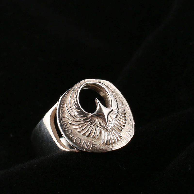 Thai Silver Mini Style Eagle Ring