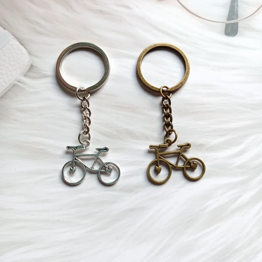 Vintage And Little Fresh Love Bicycle Pendant Keychain Accessory Ornament