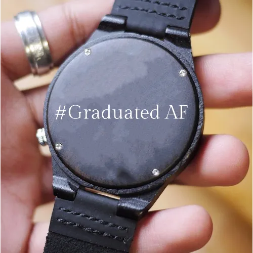 Funny Graduation Gift Engraved Watch