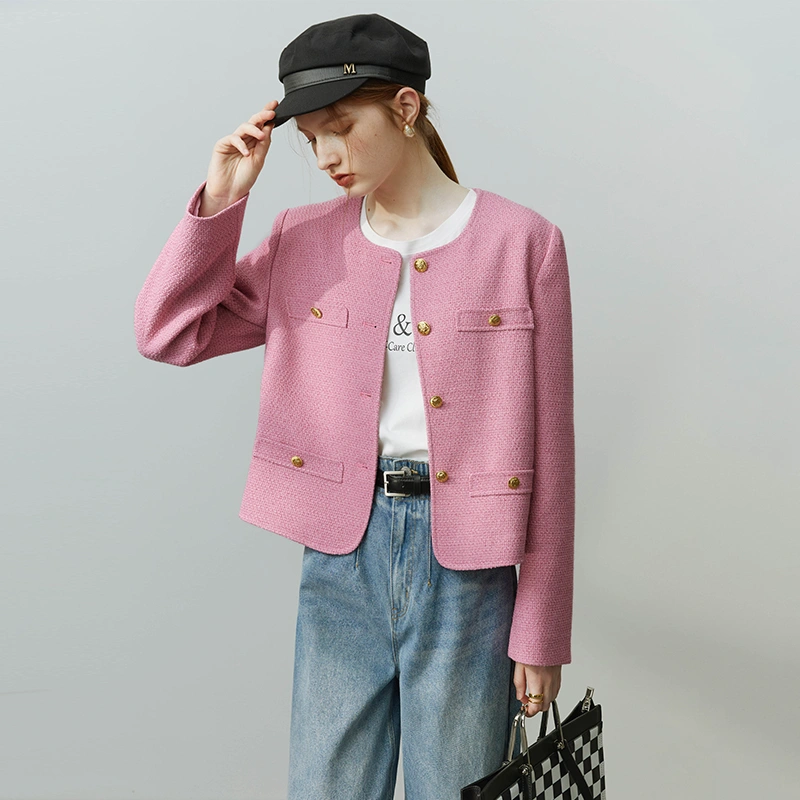 Spring And Autumn Short Coat Half Skirt Temperament Ladies Two-piece Set