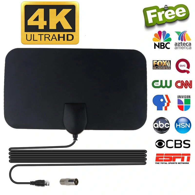 European And American Digital TV Indoor Antenna Ground Wave Mini HDTV Antenna