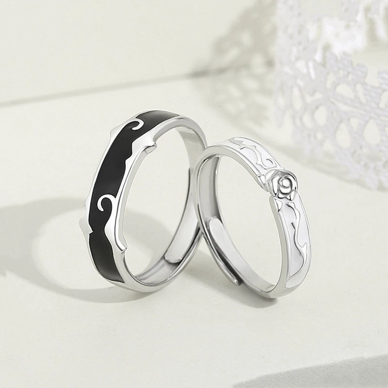 925Sterling Silver Rose Lover Ring