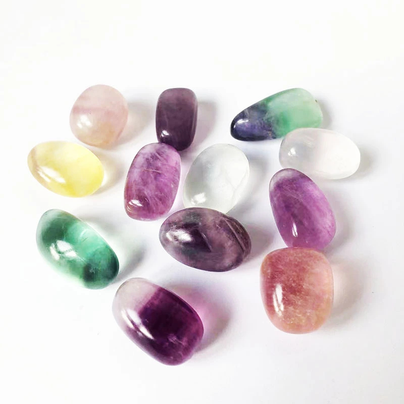 Natural Crystal Rainbow Fluorite Polishing And Polishing