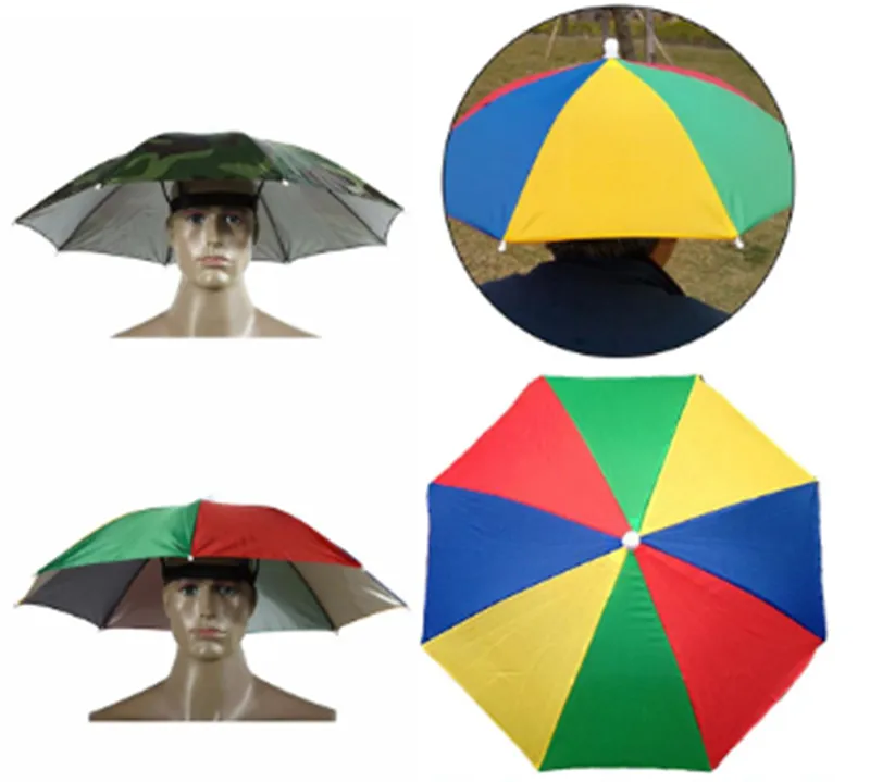 Fashion Trend Hat Umbrella Fishing Stand Umbrella