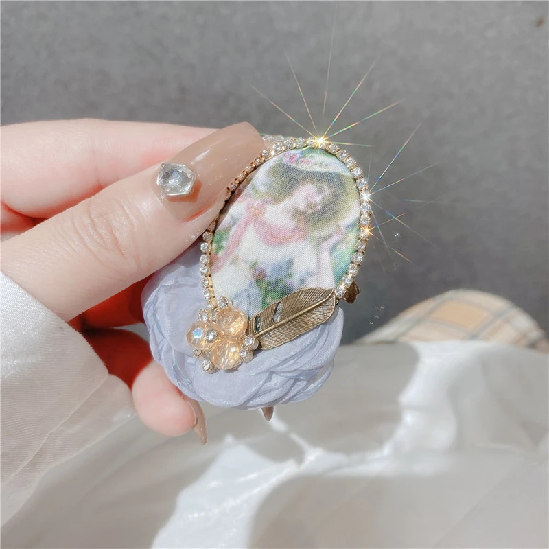 Simple Temperament Small Incense Style Retro Beauty Badge Corsage