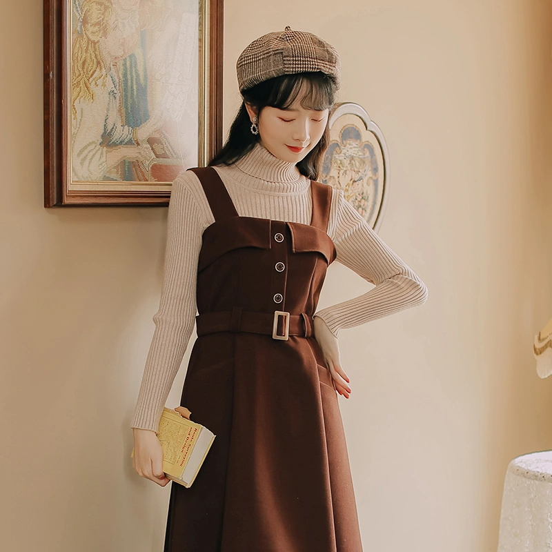 Fashionable Western-style Slim And Age-reducing Long Skirt