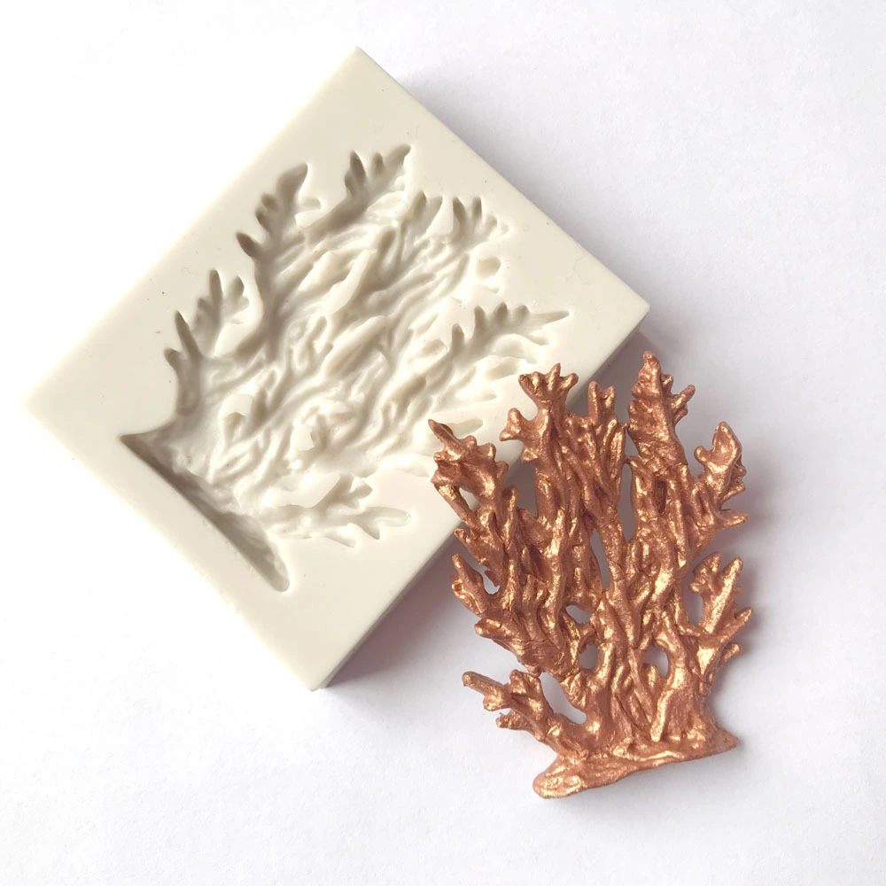 Seaweed coral shape silicone mold