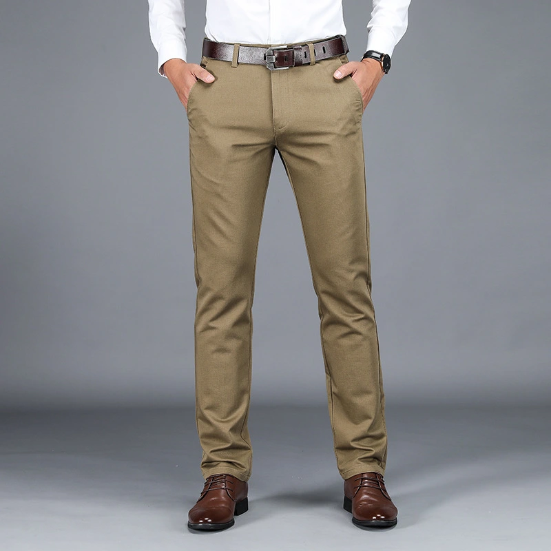 New Men's Business Straight-Leg Casual Pants