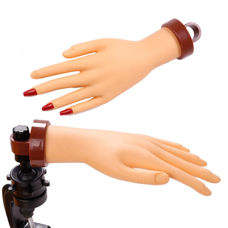 Nail Practice Hand Model Bracket Simulation Soft Hand Model